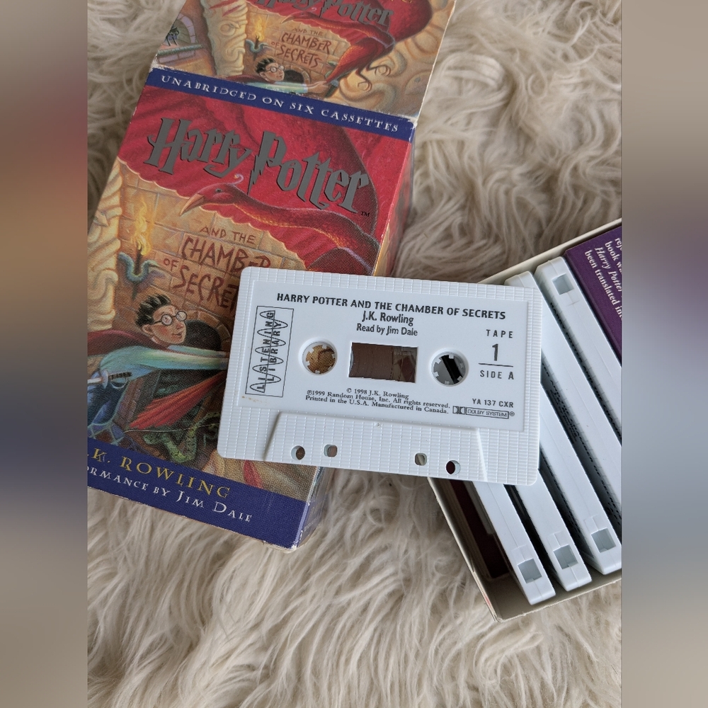 Harry Potter And The Chamber Of Secrets Audiobook On Cassette Tape